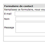 Personnaliser le formulaire de contact