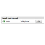 Proposer le Service de Rappel