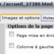 Image et options